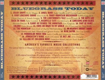 BLUEGRASS TODAY - 2003 A TIME LIFE CD - Image 2