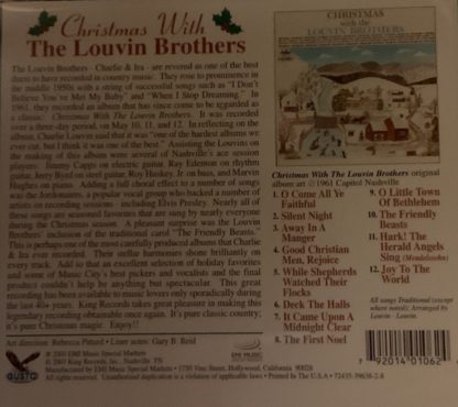 CHRISTMAS WITH THE LOUVIN BROTHERS CD - Image 2